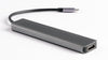 Powerology 6in 1 Slim 4K HDMI USB-C Hub 10Gbps Data Transfer