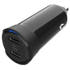SCOSCHE POWERVOLT PD60 Dual Port USB C Power Delivery (60W) Car Charger