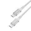 Powerology 60W
USB-C to USB-C V2.0 Aluminum Plug
Nylon Braided Cable 1.2 Meter