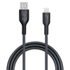Powerology PVC MFI Cable USB-A TO LIGHTNING 1.2M - BLACK