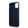 U.S.Polo Assn.Silicone Effect Case Vertical Logo for iPhone (2019) - Blue