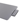 Powerology 4 in 1 USB-C Hub with HDMI USB Aux - Gray