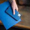 MOUS Contour Series for iPhone  (Blue Leather)