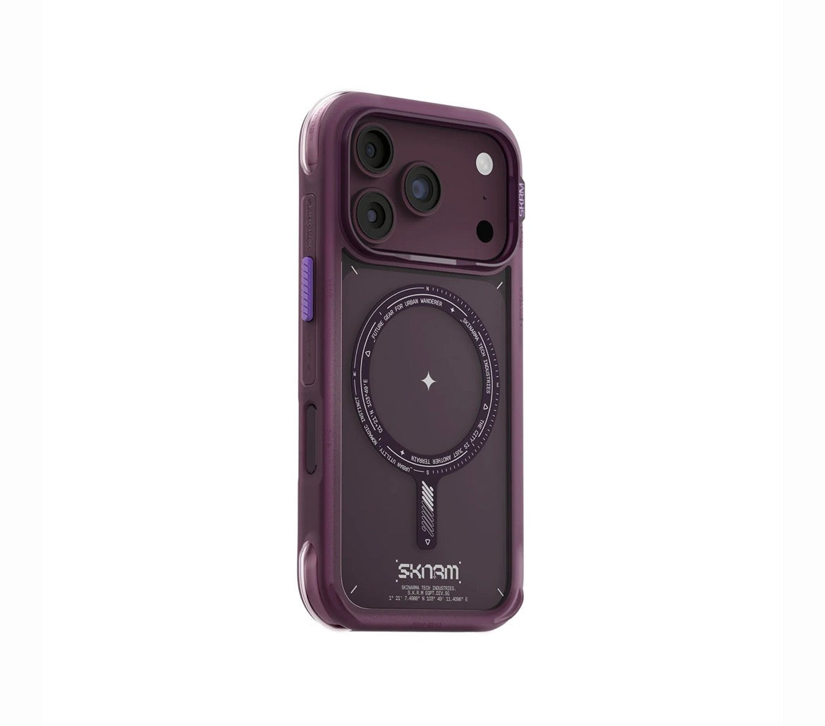 SKINARMA Avion MagSafe-Compatible Case for iPhone 18 Pro – Burgundy