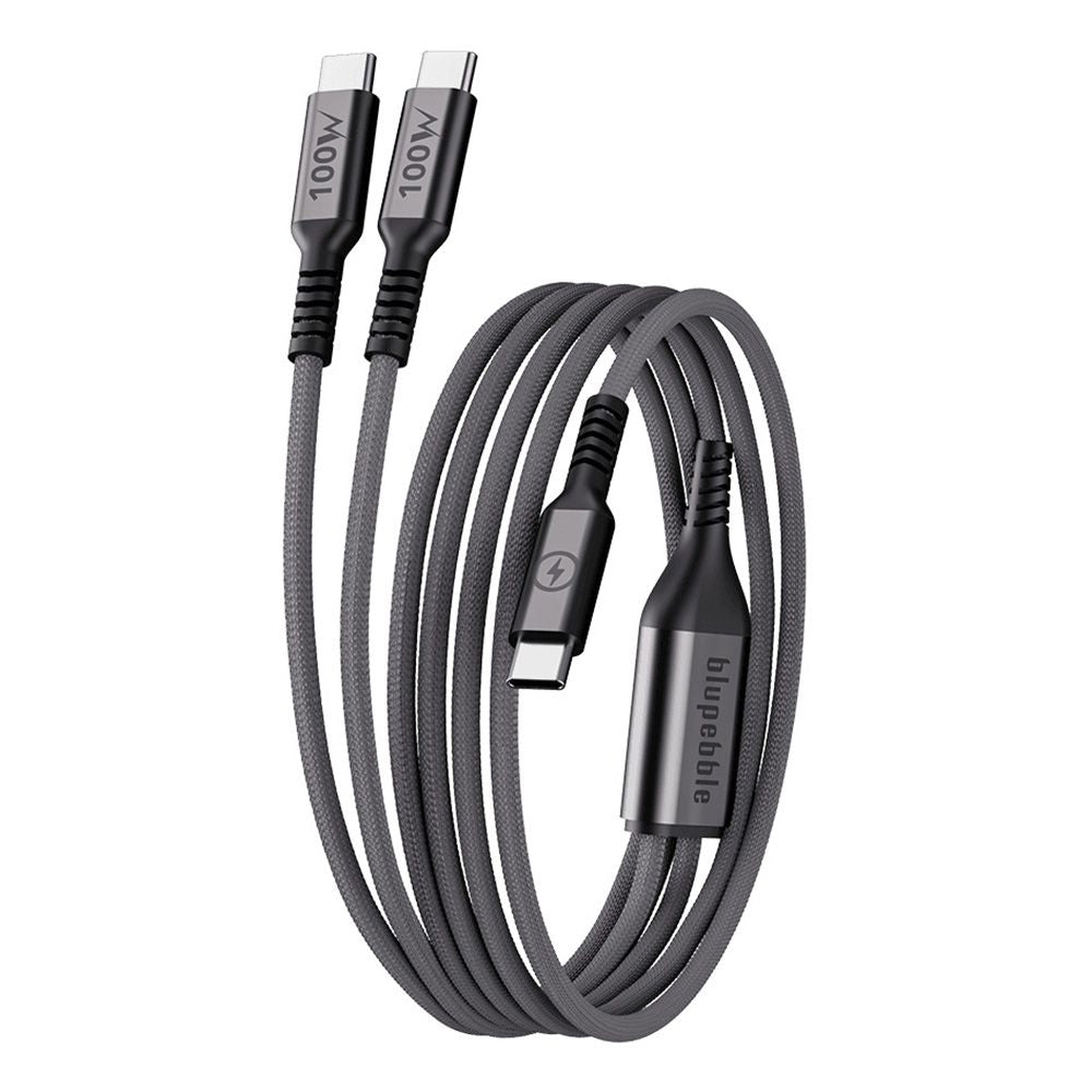 Blupebble Powerflow 3In1 Pd 100W USB-C to USB-C 1.2M/3.9Ft