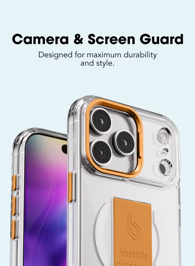 Blupebble iPhone 17 PRO/ PROMAX GripFlex Case MagSafe - Orange