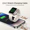 Joyroom S-IW012 2-in-1 iP Watch Magnetic Charger+30W Fast Charging Cable (USB-C) 1.5m-White