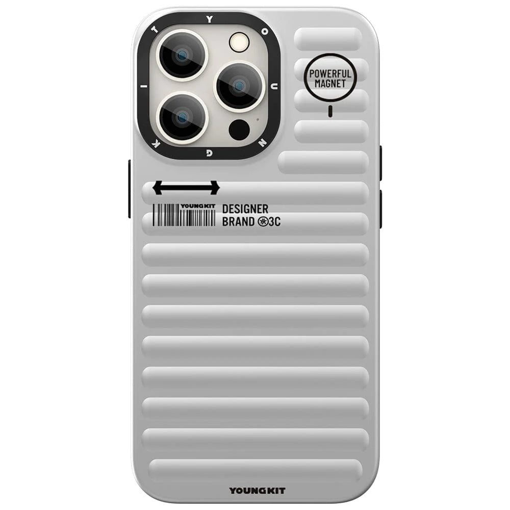 Youngkit Plain Anti-Drop  Case - Silver