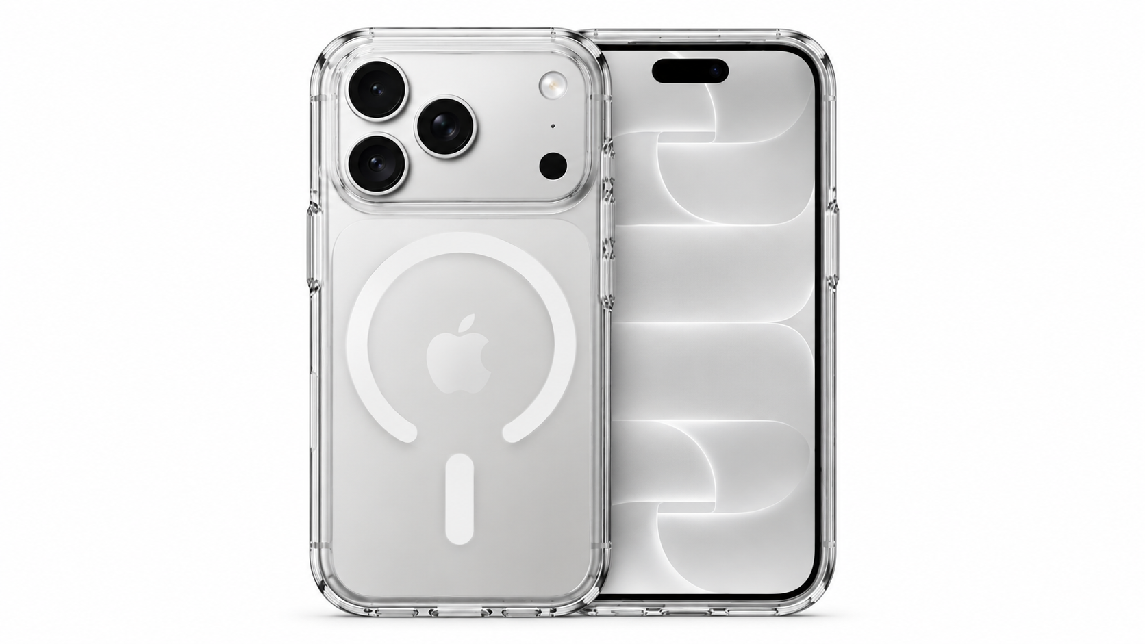 Blupebble Hybrid Mag Clear Case with MagSafe for iPhone 18 Pro Max – Clear