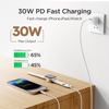Joyroom S-IW012 2-in-1 iP Watch Magnetic Charger+30W Fast Charging Cable (USB-C) 1.5m-White