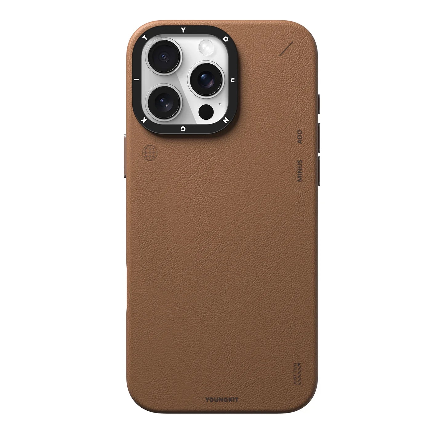 Youngkit Simple Matte Leather Case For IPhone 16 Series - 16Pro Model