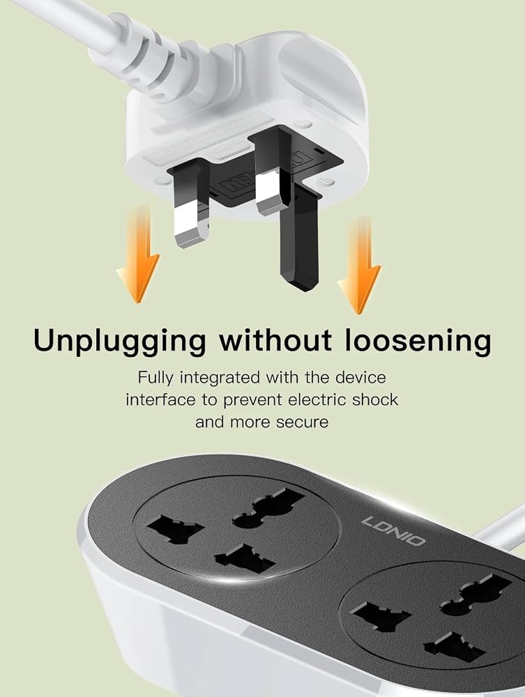LDNIO Universal Outlet Extension Cord – 10M