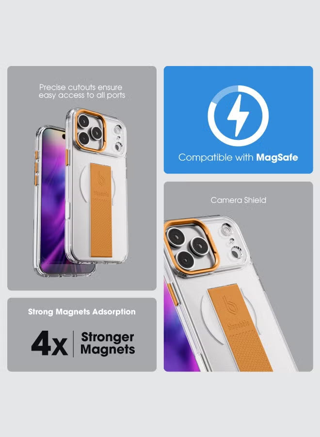 Blupebble iPhone 17 PRO/ PROMAX GripFlex Case MagSafe - Orange