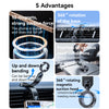 Yesido C217 360 Rotation Memory Alloy Bendable Strong Suction Force Magnetic Phone Holde