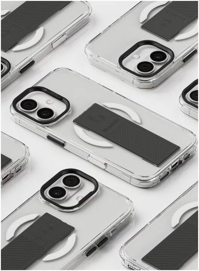 Blupebble iPhone 17 Promax GripFlex Case MagSafe - Black