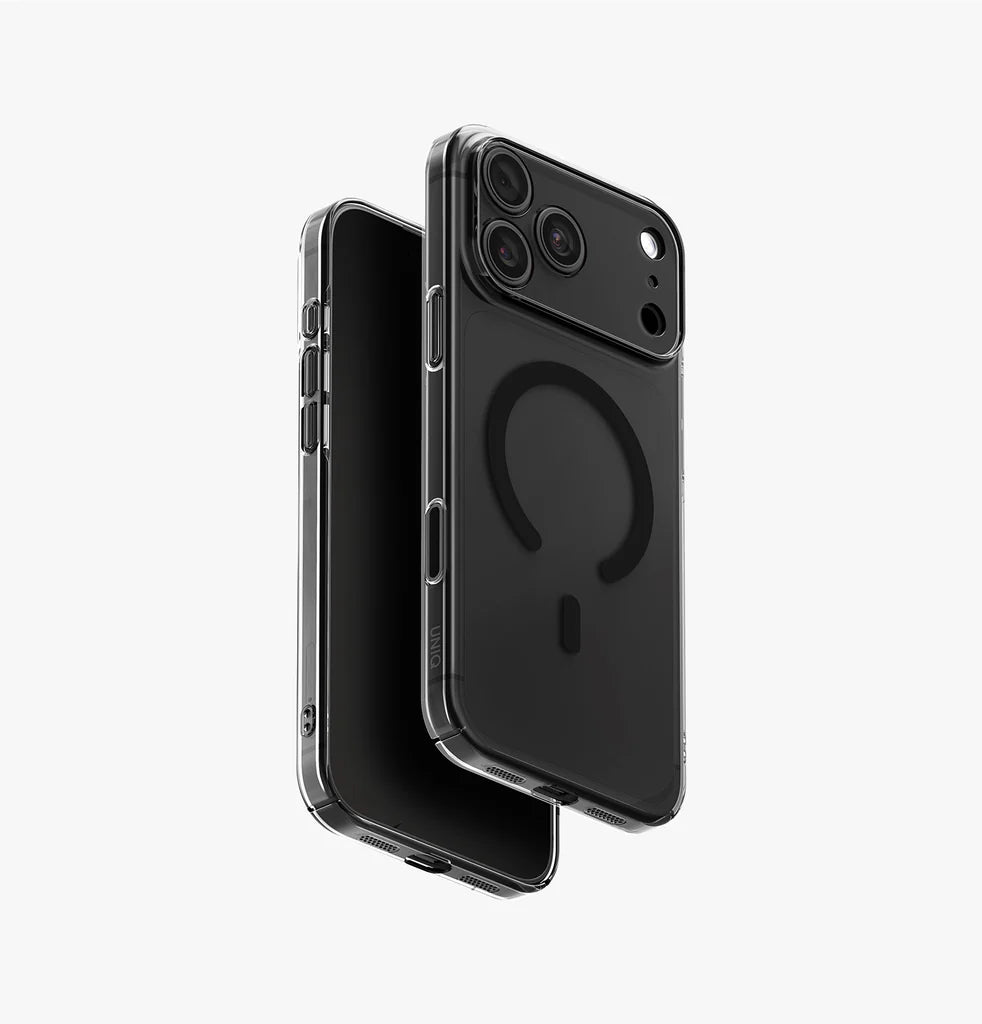 UNIQ AirSuit MagClick Case for iPhone 18 Pro Max – Glossy Smoke