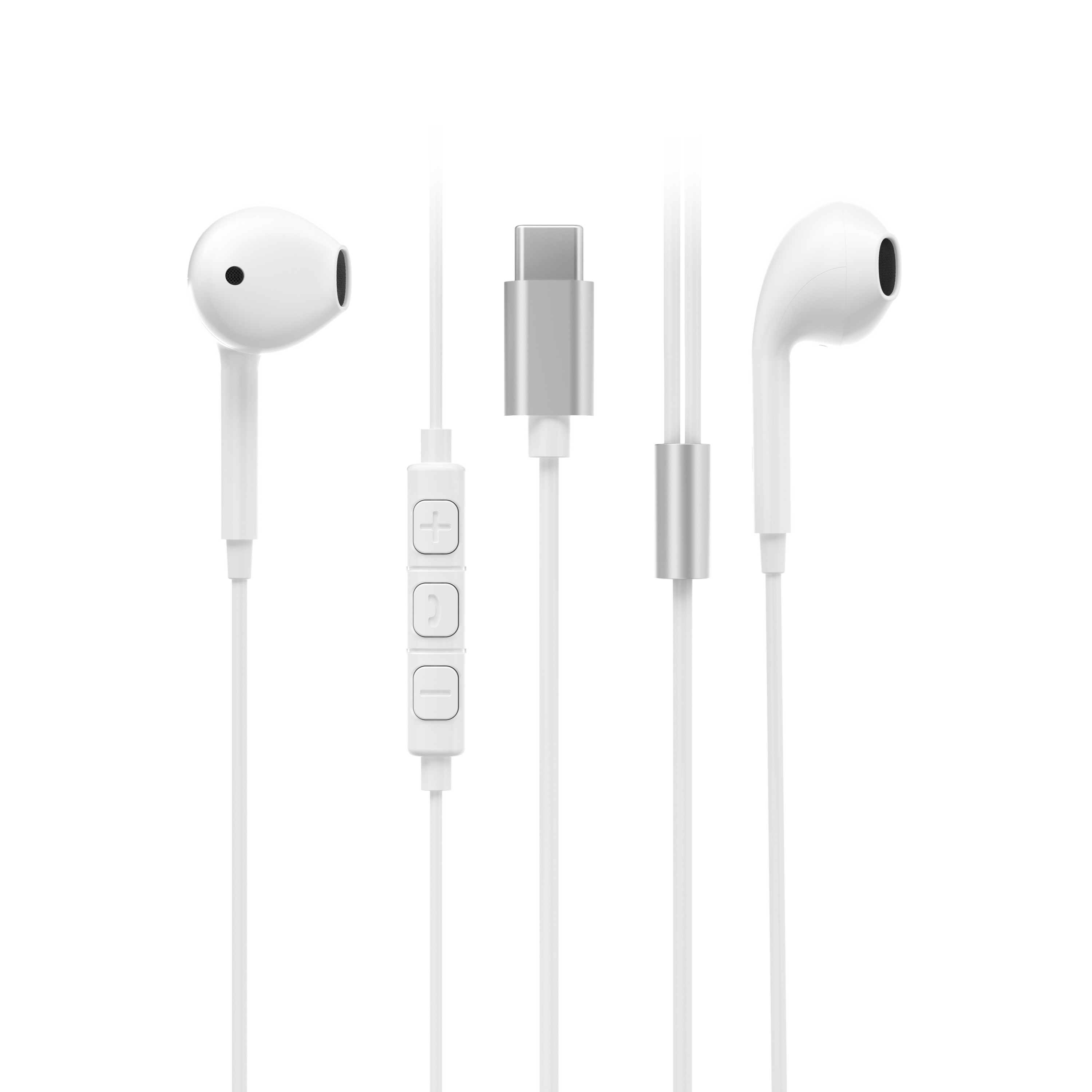 Powerology Stereo USB-C Earphones 1.2M
