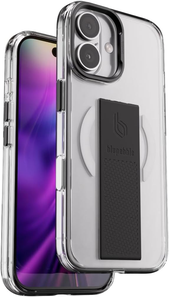 BLUPEBBLE iPhone 17 GripFlex Case MagSafe Black