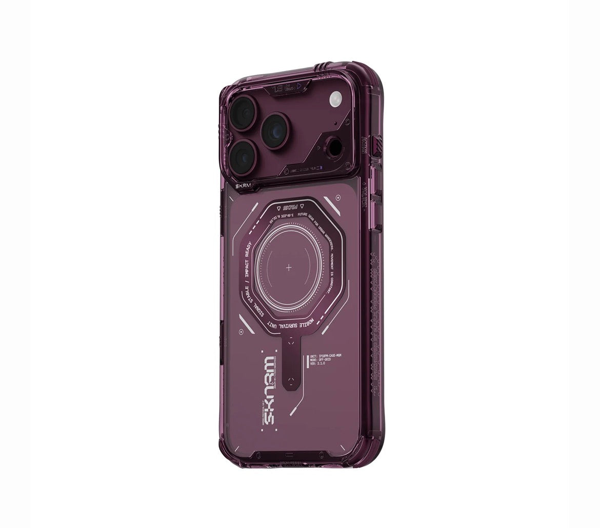 SKINARMA Magma MagSafe-Compatible Case for iPhone 18 Pro – Burgundy