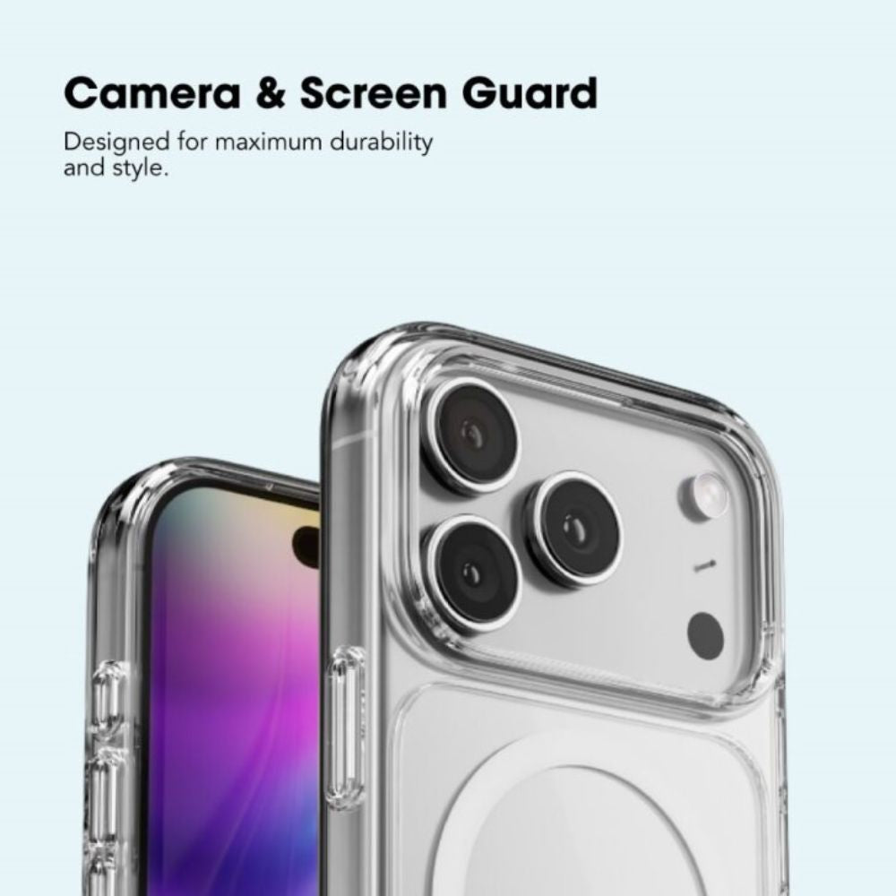 Hybrid Mag Clear Case (MagSafe Compatible – iPhone 17 Pro)