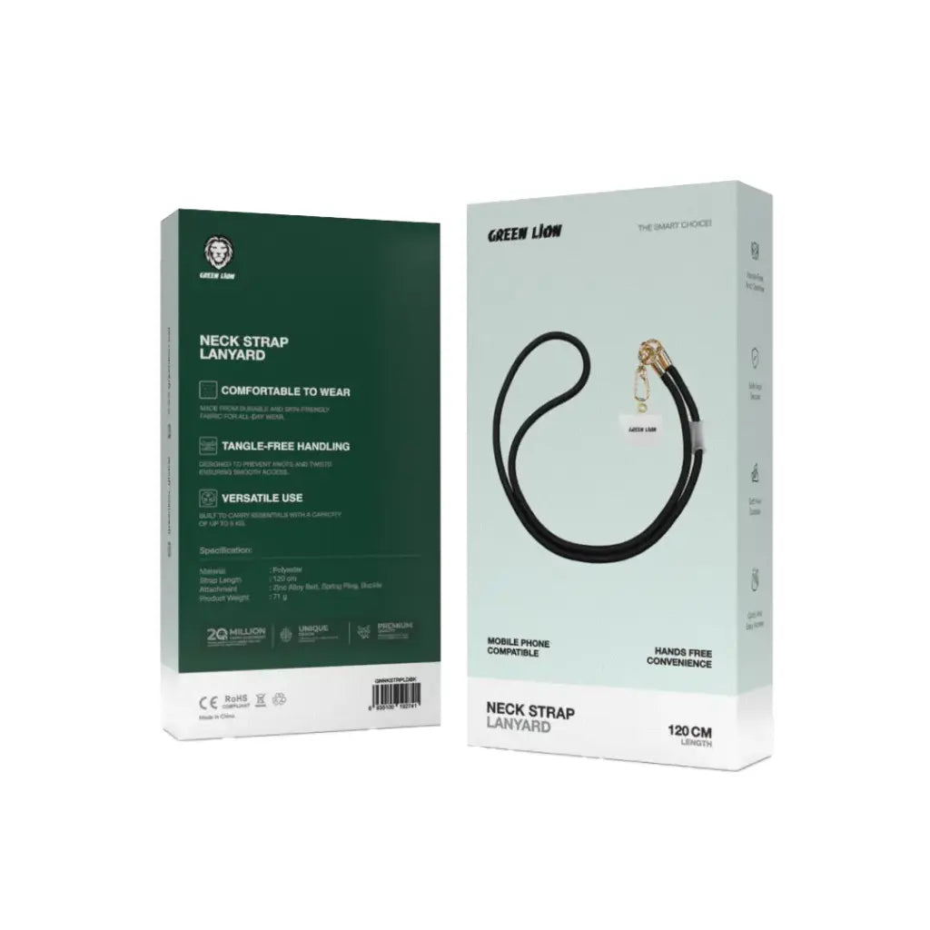 Green Lion Neck Strap Lanyard - Blue+Red+White