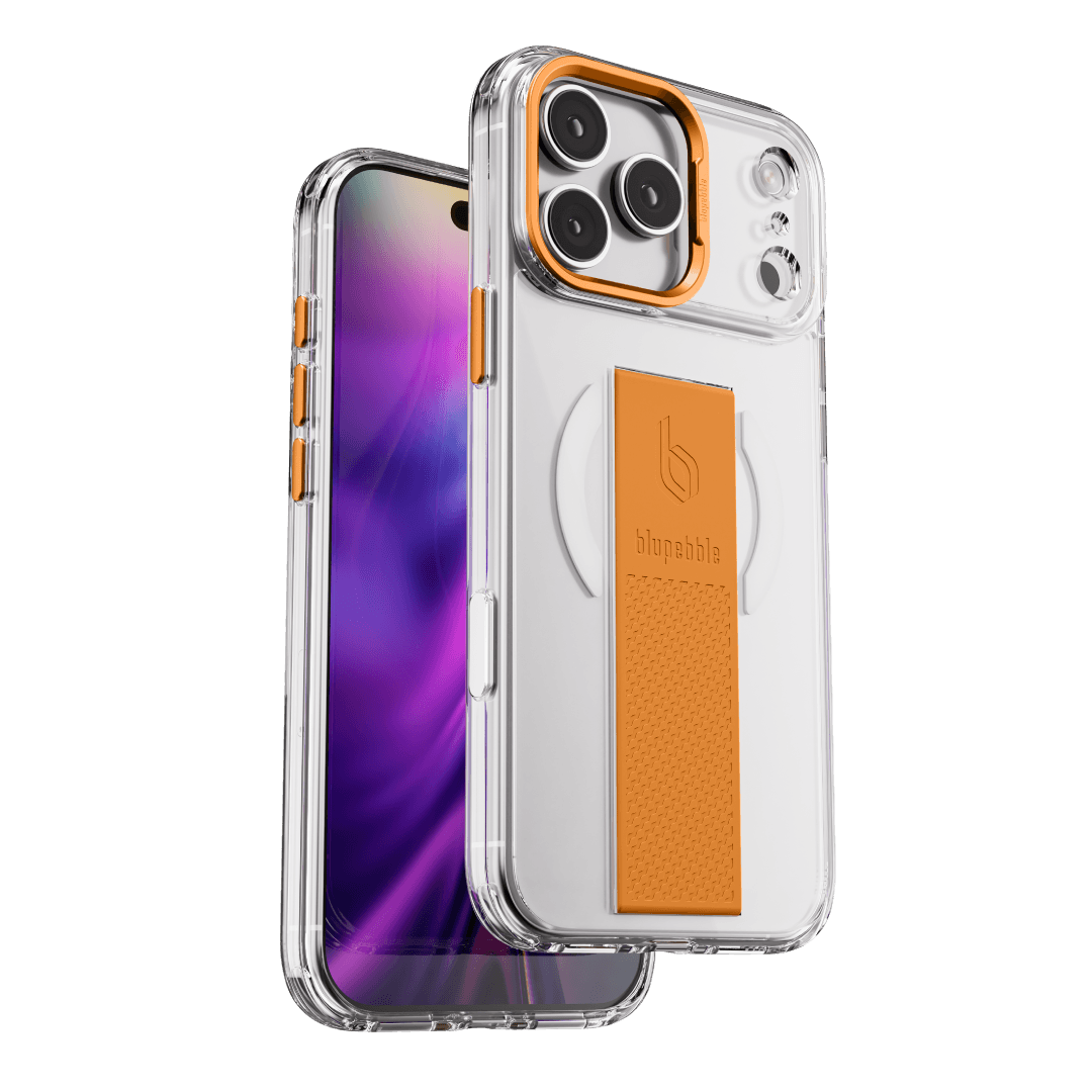 Blupebble iPhone 17 Pro/ Promax GripFlex Case MagSafe - Orange