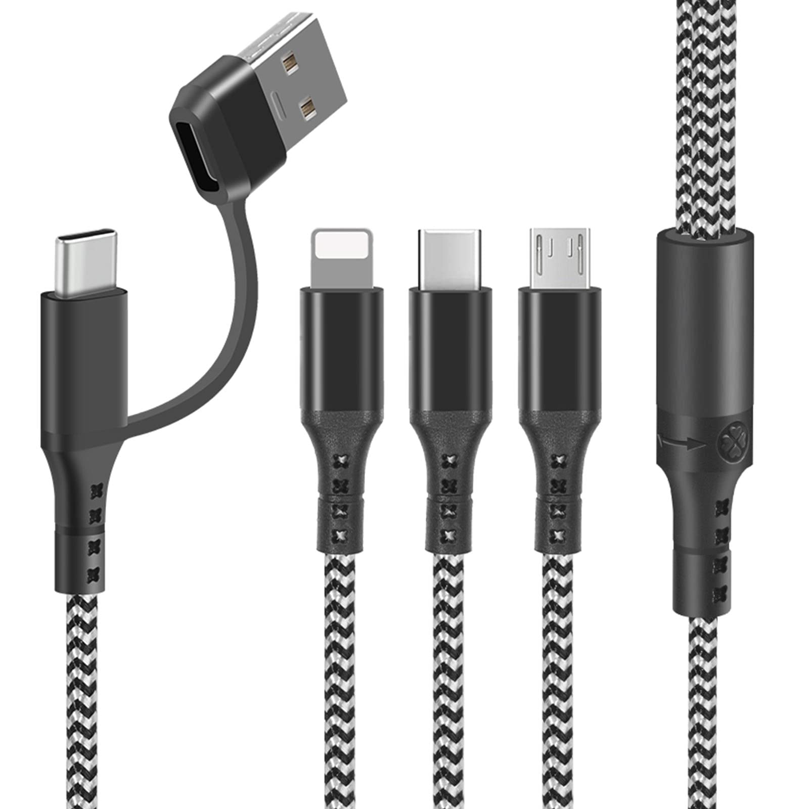LDNIO 100W 3-in-1 Fast Charging Cable