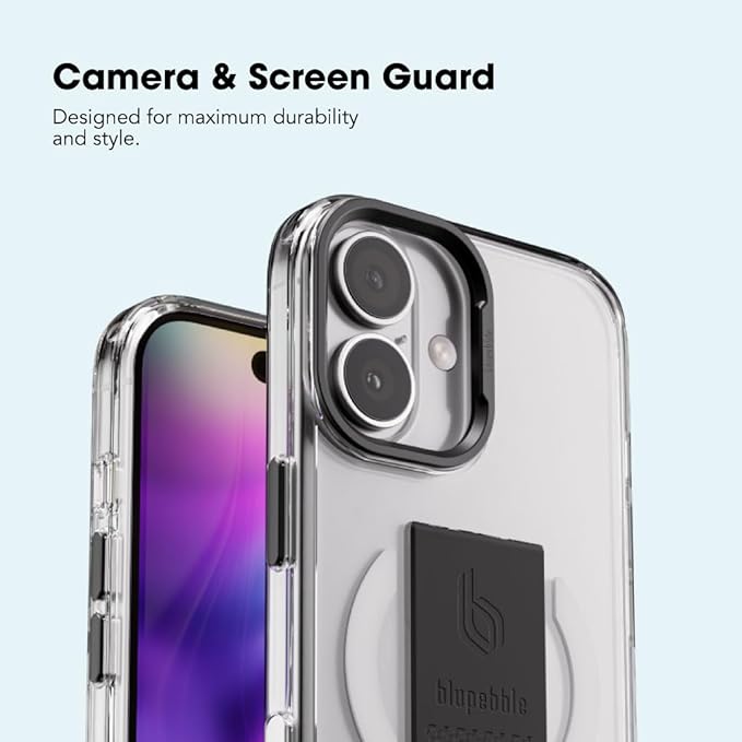 BLUPEBBLE iPhone 17 GripFlex Case MagSafe Black