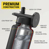 Scosche MagicMount™ Flask Insulated Water Bottle with Built-In MagSafe Compatible Phone Mount