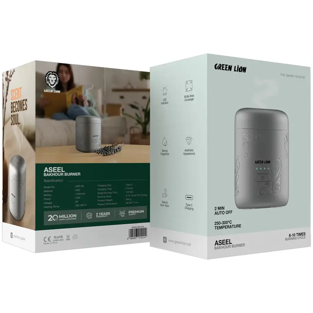 Green Lion Aseel Bakhour Burner