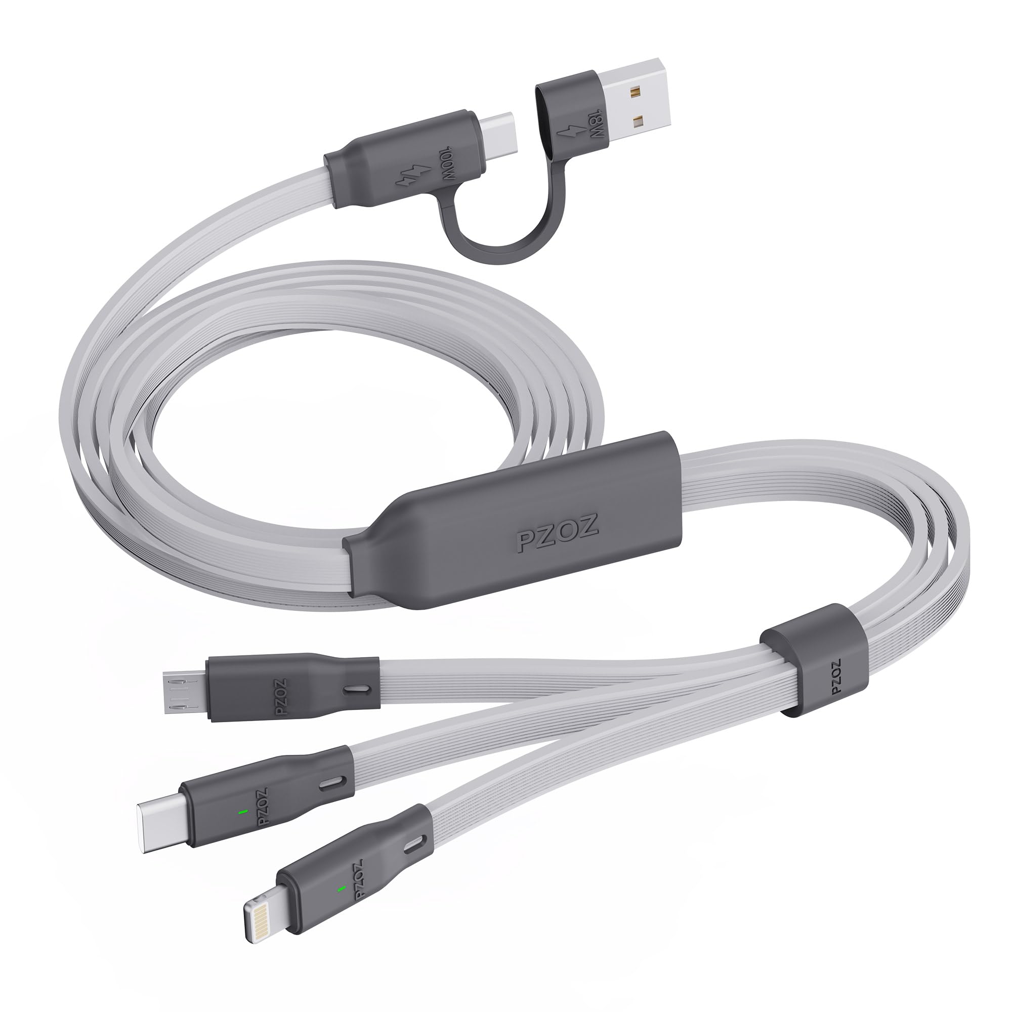 LDNIO 100W 3-in-1 Fast Charging Cable