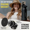 Scosche MagicMount™ Flask Insulated Water Bottle with Built-In MagSafe Compatible Phone Mount