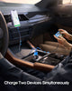 JOYROOM  60W Dual-Port (A+C) Digital Display Car Charger-Black