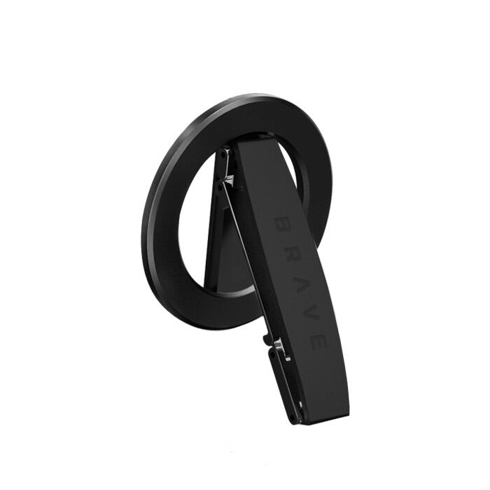 Brave 360° Rotatable Magnetic Phone Grip & Kickstand - Black