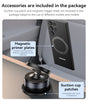 YESIDO ELECTRIC VACUUM CUP MAGSAFE HOLDER WITH BALL HEAD BLACK C224