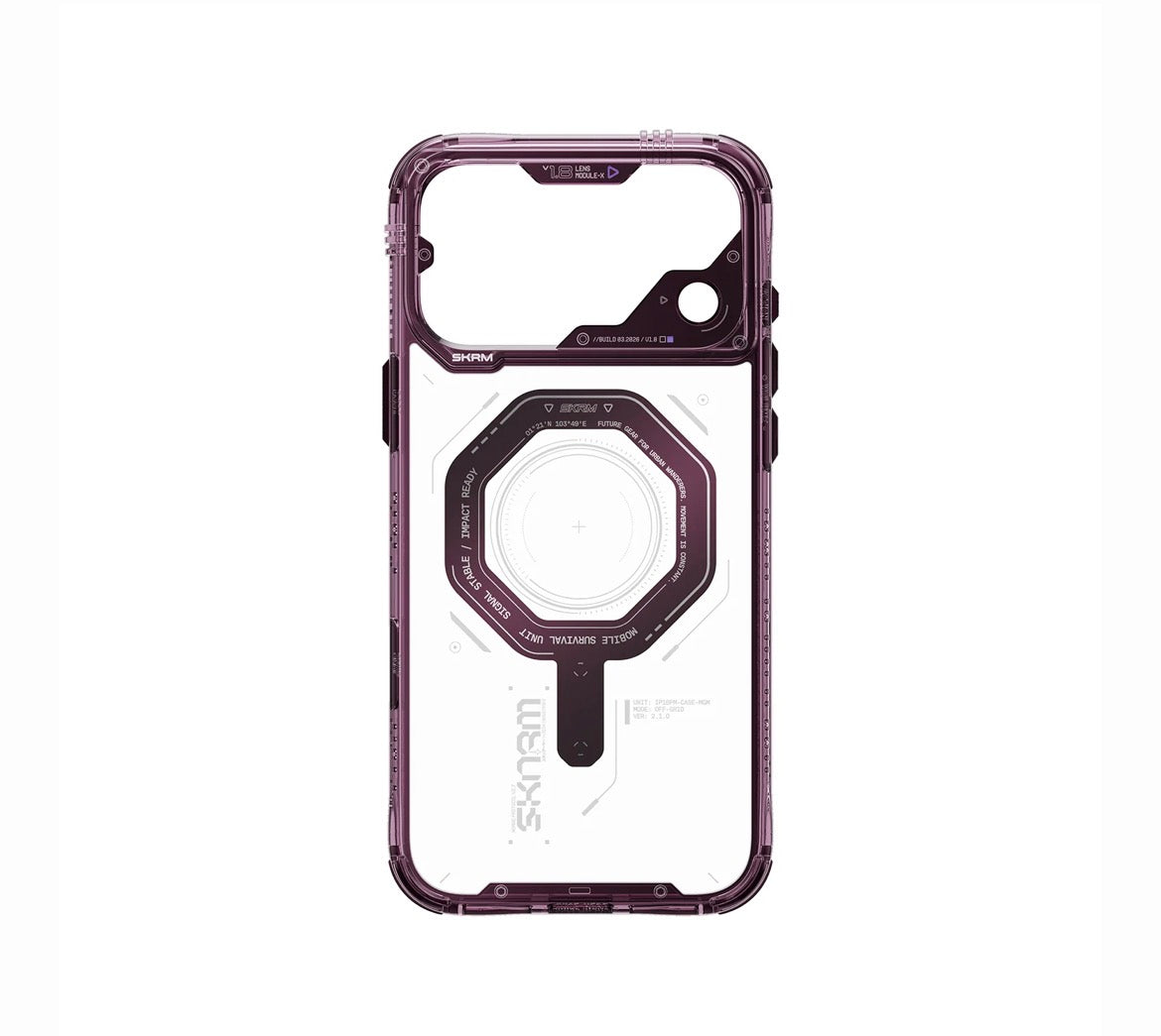 SKINARMA Magma MagSafe-Compatible Case for iPhone 18 Pro – Burgundy