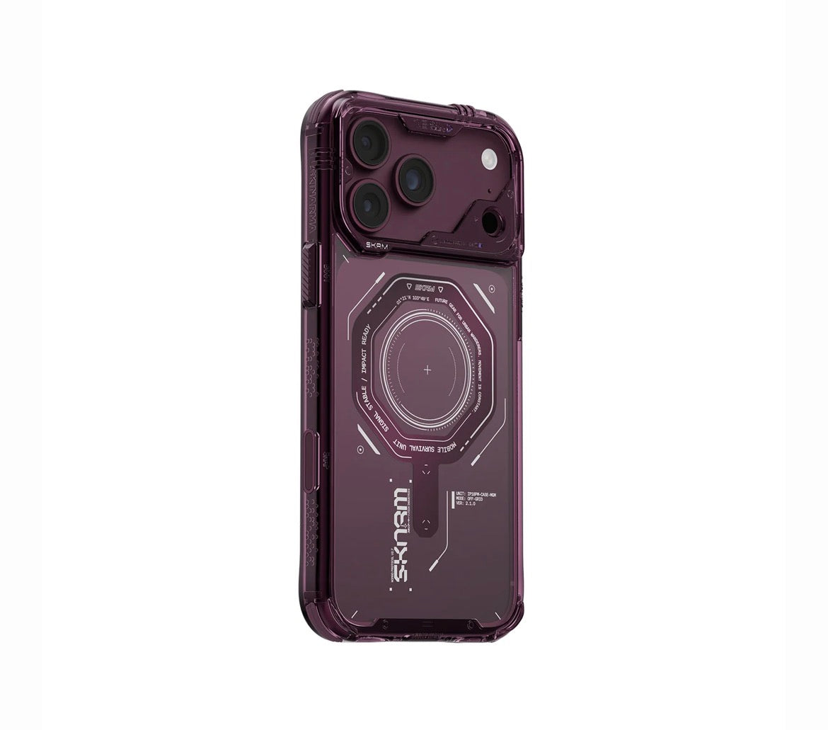 SKINARMA Magma MagSafe-Compatible Case for iPhone 18 Pro – Burgundy