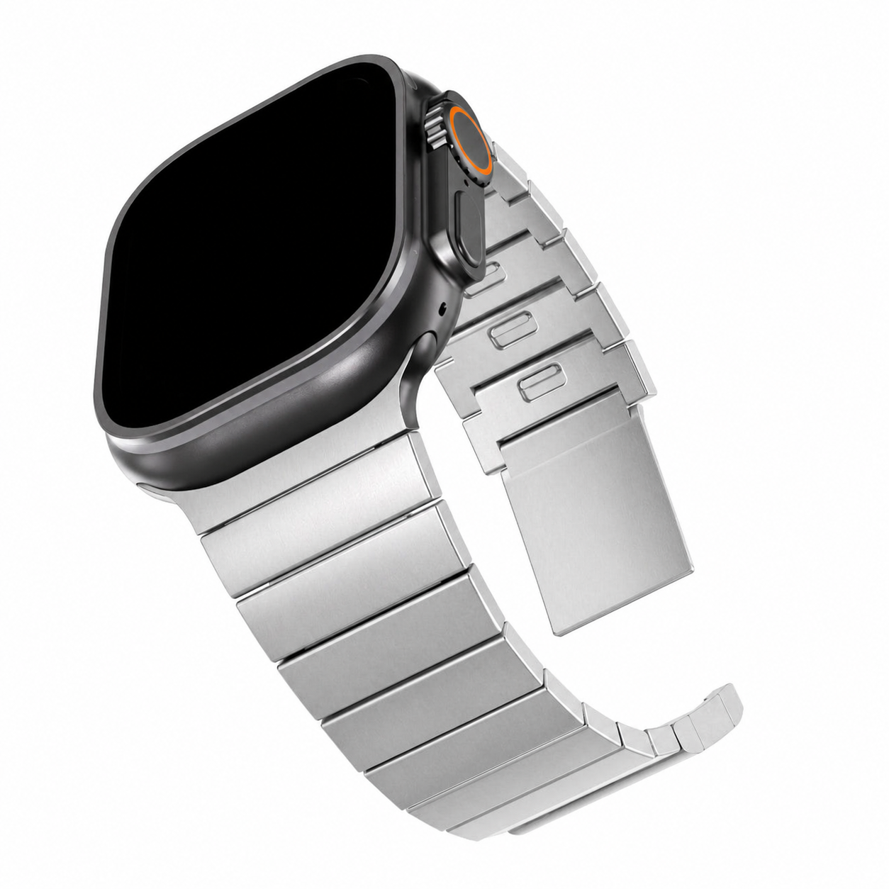 Stellar Stainless Steel Apple Watch Strap (42–49mm)