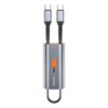 USAMS US-SJ560 4-in-1 Multifunctional 60W PD Storage Cable 30cm