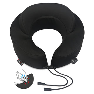 TRAVELMALL SWITZERLAND 2-IN-1 SELF INFLATING INFLATABLE PREMIUM MEMORY FOAM PILLOW