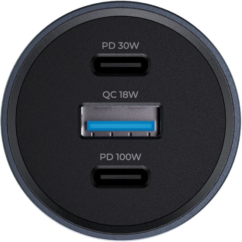 Blupebble Navi Power 130W Car Charger with 2 PD