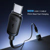 JOYROOM JR-CCN07 145W Dual PD+QC3.0 3-Port Car Charger(Dark Gray)