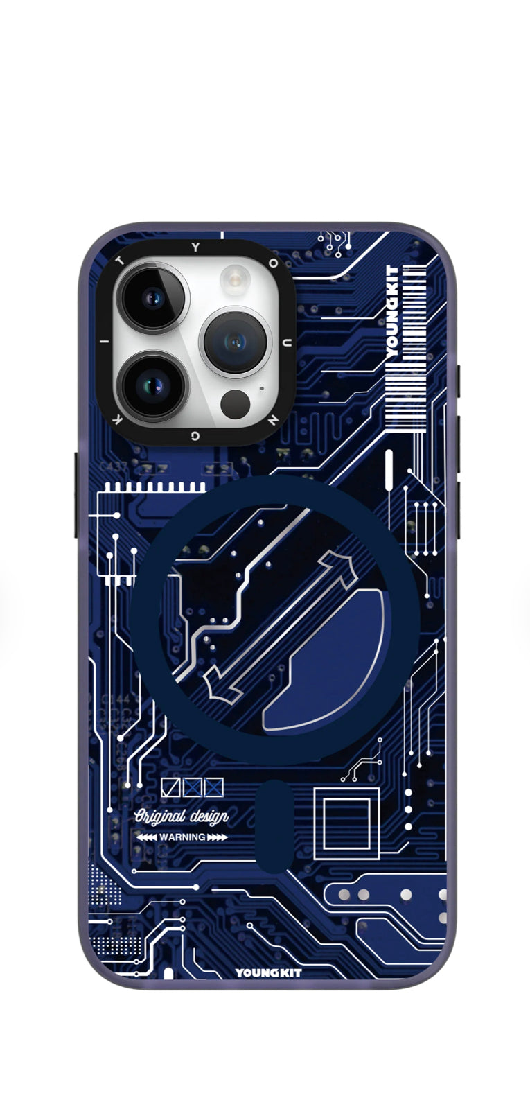 YOUNGKIT Futuristic Circuit Magsafe iPhone 15Pro / 15Pro Max Case