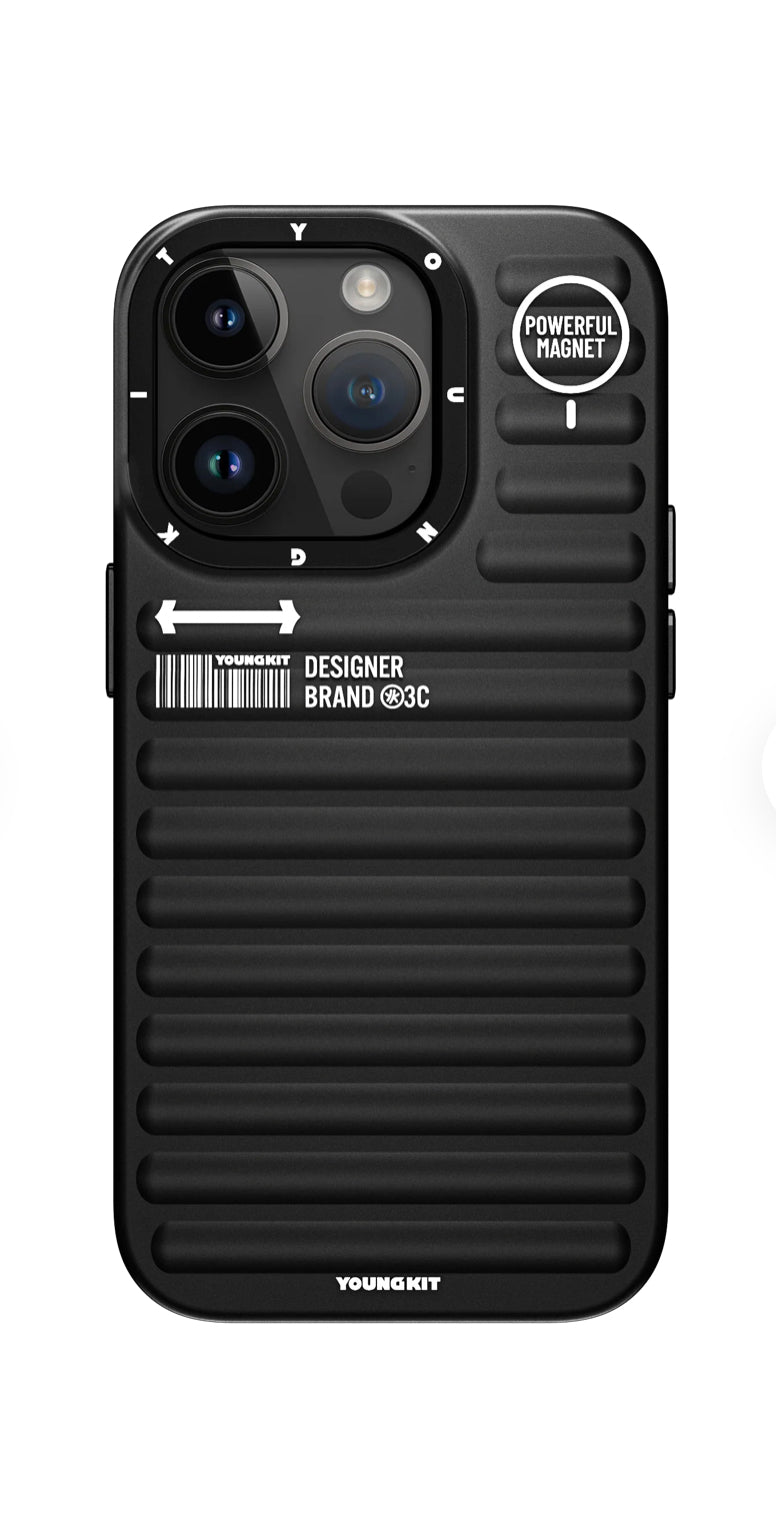 Youngkit True Color Magsafe iPhone 15Pro / 15Pro Max Case - Black