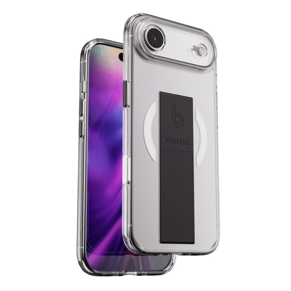 Blupebble iPhone 17 Air GripFlex Case MagSafe - Black