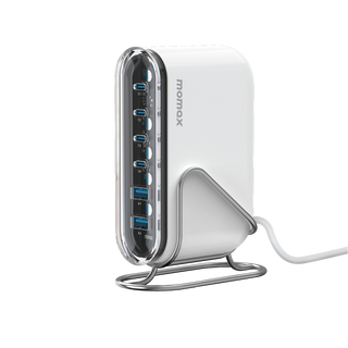 MOMAX 1-CHARGER FLOW PLUS PD 120W 6 PORTS GAN DESKTOP CHARGER