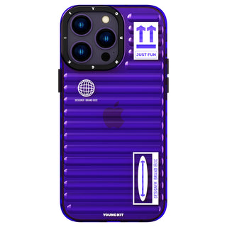 Youngkit Fluorite Protective iPhone  Case - Purple