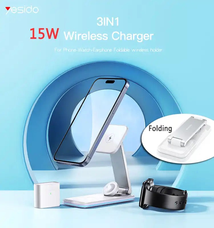 Yesido Foldable Wireless 15W - DS17