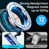 JOYROOM Magnetic Wireless Car Charger Holder with LED Letter Ring