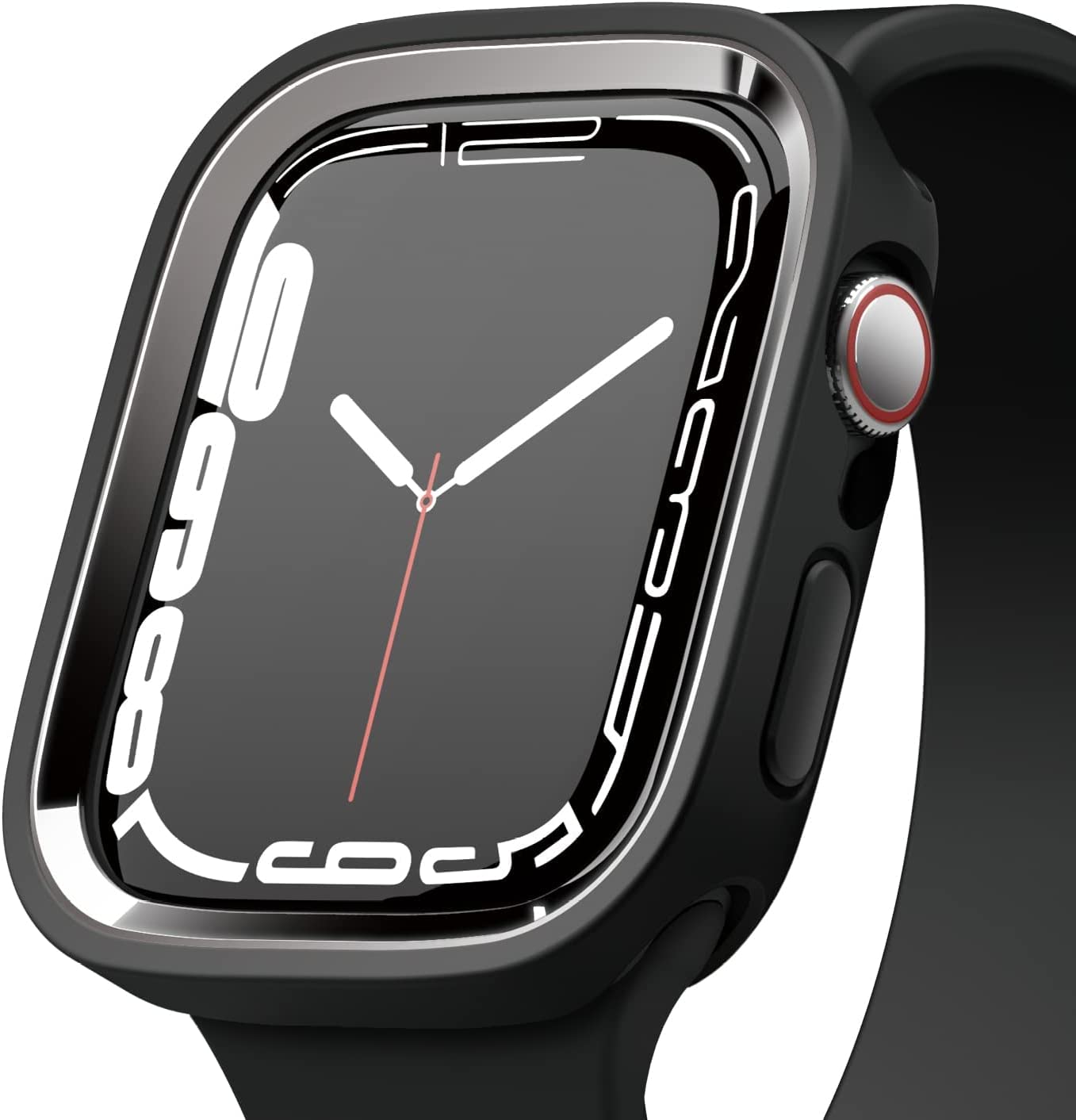 ELAGO Duo Case for Apple Watch Series 4/5/6/7/SE - (44/45mm) - Black Case + Jean Indigo Model